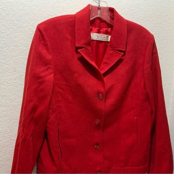 YOUNG PENDLETON VINTAGE WOOL BUTTON BLAZER JACKET - Picture 2 of 14